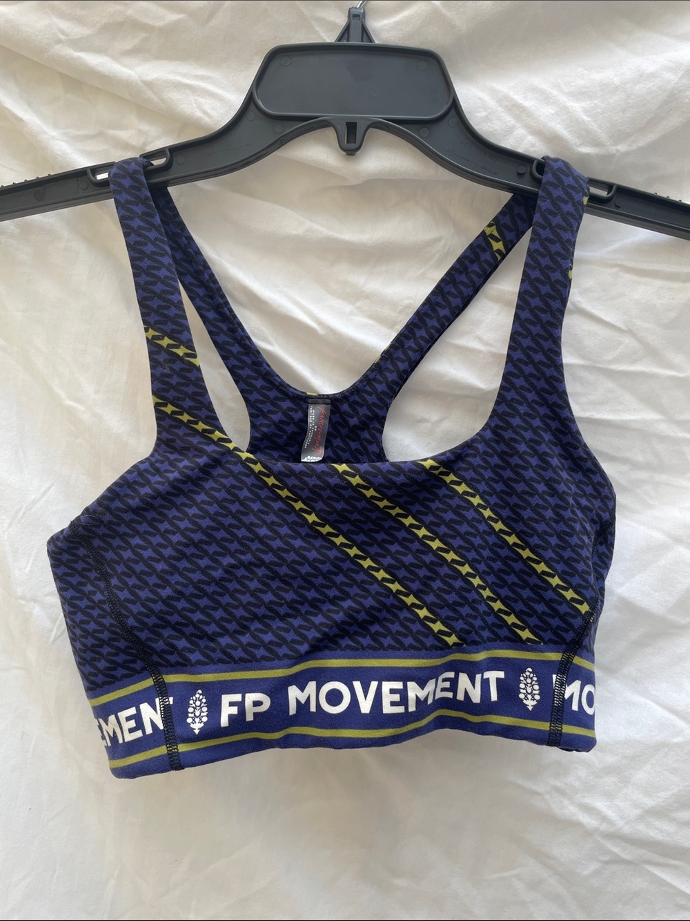 FP Movement Navy & Lime Sports Bra